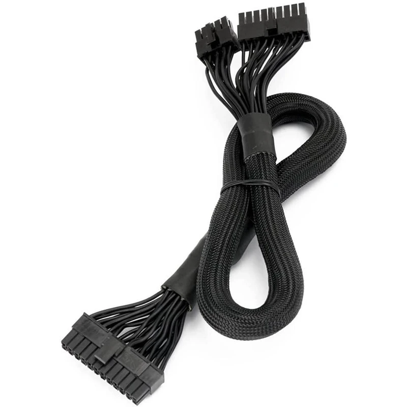 18+10Pin to 24Pin Motherboard MB Main Power Cable for Seasonic CORE GX-650, GX-550, GX-500 GX Modular Power, Sleeved Net, 60 CM
18+10Pin to 24Pin Motherboard MB Main Power Cable for Seasonic CORE GX-650, GX-550, GX-500 GX Modular Power, Sleeved Net, 60 CM