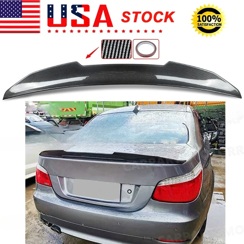 For BMW 5 Series E60 520i 523i 525i 528i 535i 550i M5 2004~2010 Rear Boot Wings Spoiler Lip PSM Style Carbon Fiber Look
For BMW 5 Series E60 520i 523i 525i 528i 535i 550i M5 2004~2010 Rear Boot Wings Spoiler Lip PSM Style Carbon Fiber Look