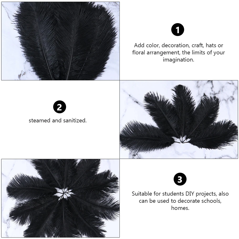 10pcs Ostrich 15-20Cm Natural Plumes Decorative Wedding Home Diy Craft Decoration Floral Arrangement School Event
10pcs Ostrich 15-20Cm Natural Plumes Decorative Wedding Home Diy Craft Decoration Floral Arrangement School Event