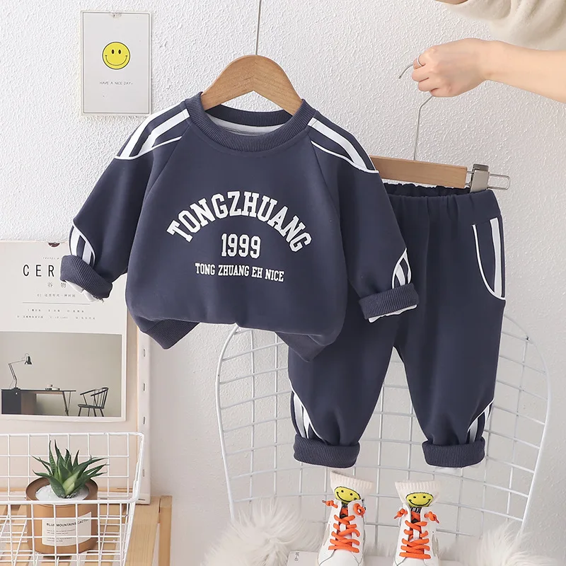 2 Year Old Boy Clothes 2024 Spring Autumn Letter Printed Pullover Long Sleeve T-shirts and Pants Toddler Outfits for Kids Set
2 Year Old Boy Clothes 2024 Spring Autumn Letter Printed Pullover Long Sleeve T-shirts and Pants Toddler Outfits for Kids Set