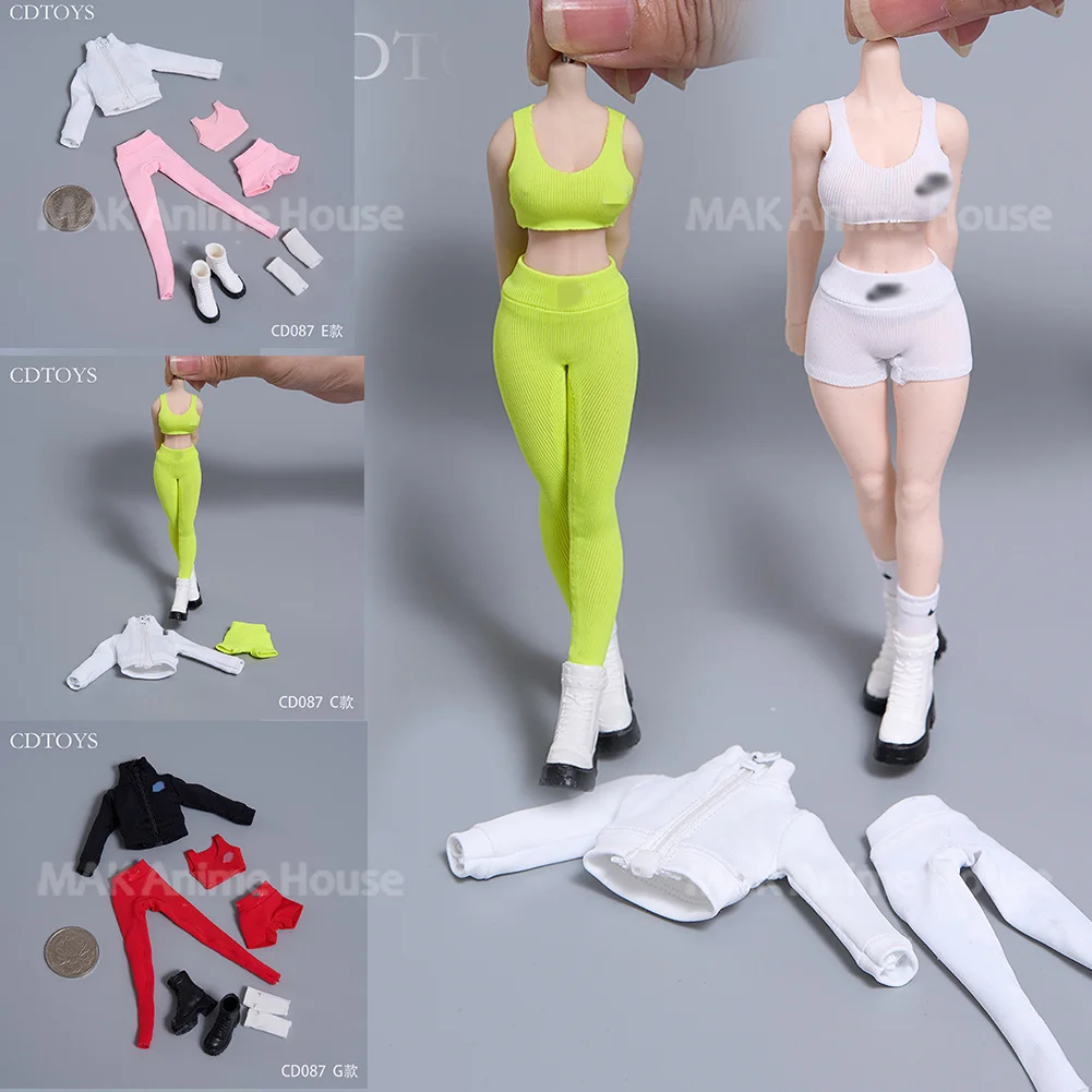 cdtoys cd087 1/12 Bare Midriff High Stretch Yoga Sportswear Set Vest For 12'' PH ANT Female Action Figure Body Dolls
cdtoys cd087 1/12 Bare Midriff High Stretch Yoga Sportswear Set Vest For 12'' PH ANT Female Action Figure Body Dolls