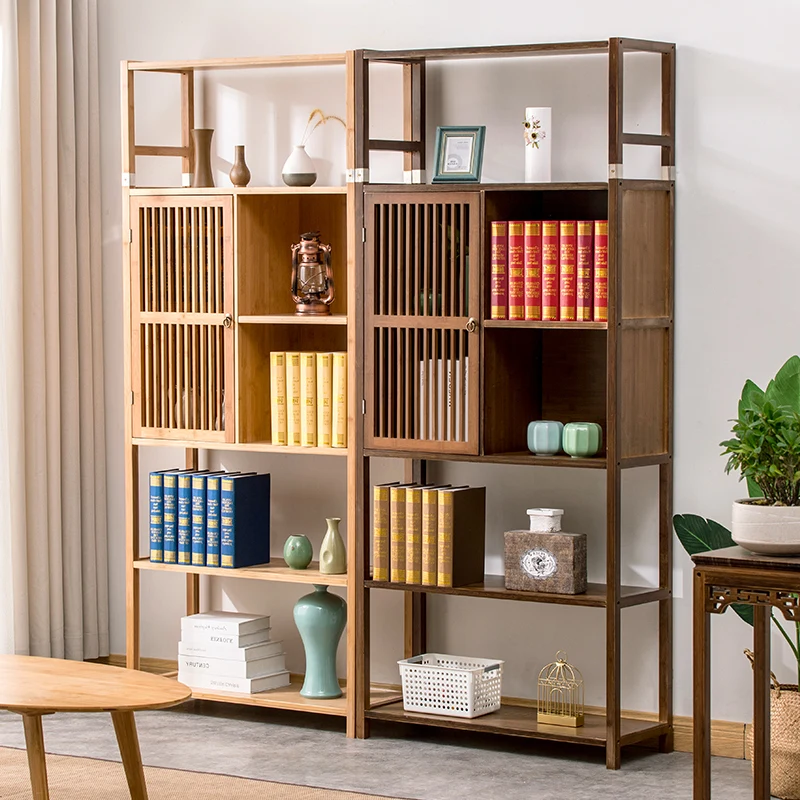 Bamboo Court Simple Bookcase Bookshelf Multi-layer Solid Wood Shelf Floor Combination Creative Children's Small Living Room Shel
Bamboo Court Simple Bookcase Bookshelf Multi-layer Solid Wood Shelf Floor Combination Creative Children's Small Living Room Shel