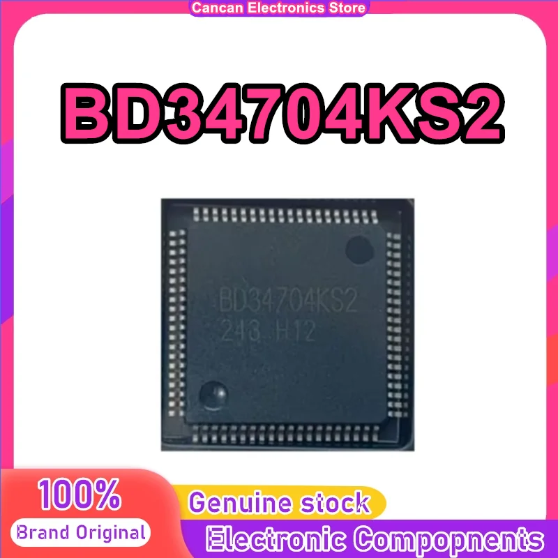 2PCS BD34704KS2 TQFP-80 Mxsyuan 100% New original
2PCS BD34704KS2 TQFP-80 Mxsyuan 100% New original
