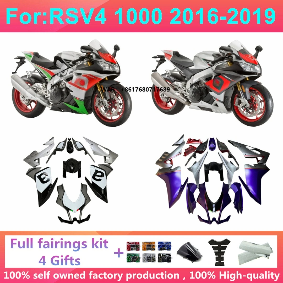 Motorcycle Full Fairing Kit Fit for RSV4 RS1000 RS V4 RS 1000 2016 2017 2018 2019 16 17 18 19 Fairings Kit Bodywork Zxmt
Motorcycle Full Fairing Kit Fit for RSV4 RS1000 RS V4 RS 1000 2016 2017 2018 2019 16 17 18 19 Fairings Kit Bodywork Zxmt