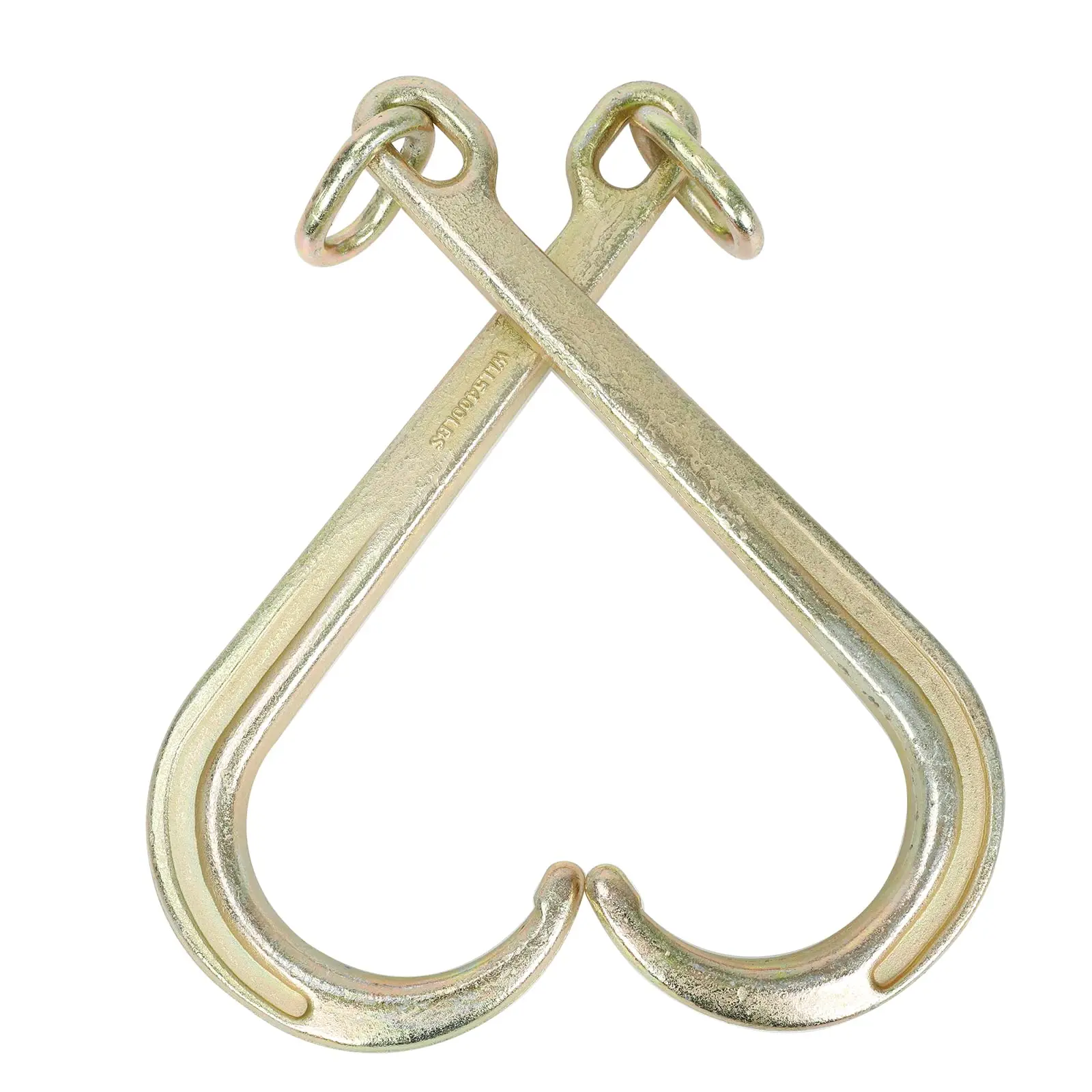 Grade 70 Heavy Duty Zinc Coated 15 Inch J Hook Tow Strap With Clevis And Chain, Two Pack
Grade 70 Heavy Duty Zinc Coated 15 Inch J Hook Tow Strap With Clevis And Chain, Two Pack