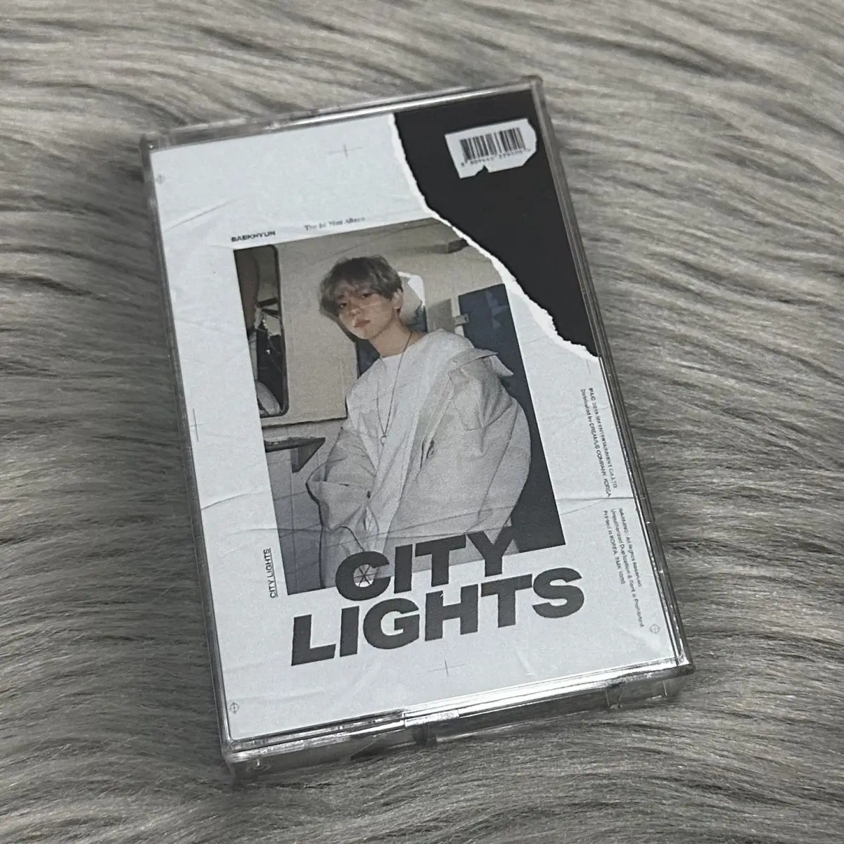 Korean popular boy band members' first personal mini album music cassette, brand new unopened with Korean lyric book attached
Korean popular boy band members' first personal mini album music cassette, brand new unopened with Korean lyric book attached