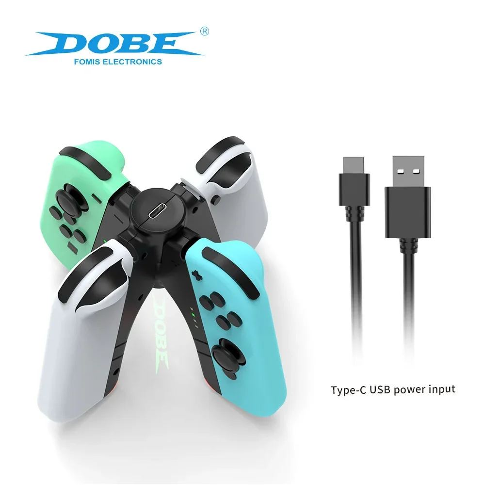4 in 1 Charging Dock for Nintendo Switch NS/Switch OLED Joycon Grip Station Game Controller LED Charger Gamepad Charging Stand
4 in 1 Charging Dock for Nintendo Switch NS/Switch OLED Joycon Grip Station Game Controller LED Charger Gamepad Charging Stand