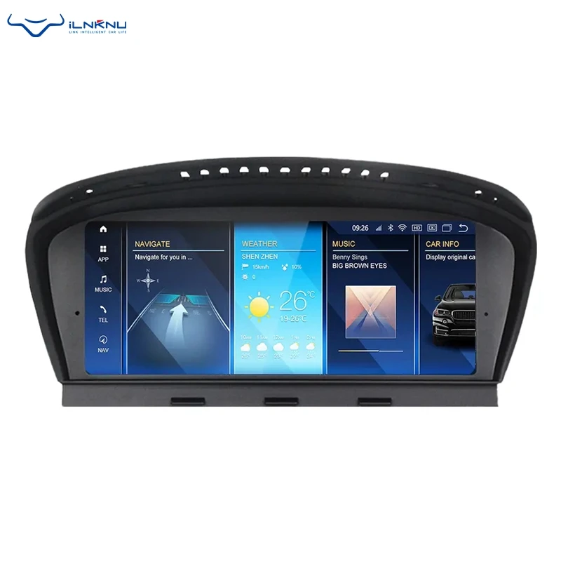 Car Stereo CarPlay Android 12 Car Dvd Player for BMW 5 Series E60 E61 E63 E64 3 Series E90 E91 E92 GPS Car Video
Car Stereo CarPlay Android 12 Car Dvd Player for BMW 5 Series E60 E61 E63 E64 3 Series E90 E91 E92 GPS Car Video