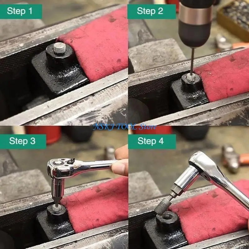 L8RC High Quality Screw Extractor Set for Removing Tricky, Stripped. Damaged, Broken Screws, Bolts Screw Extractor Tools
L8RC High Quality Screw Extractor Set for Removing Tricky, Stripped. Damaged, Broken Screws, Bolts Screw Extractor Tools