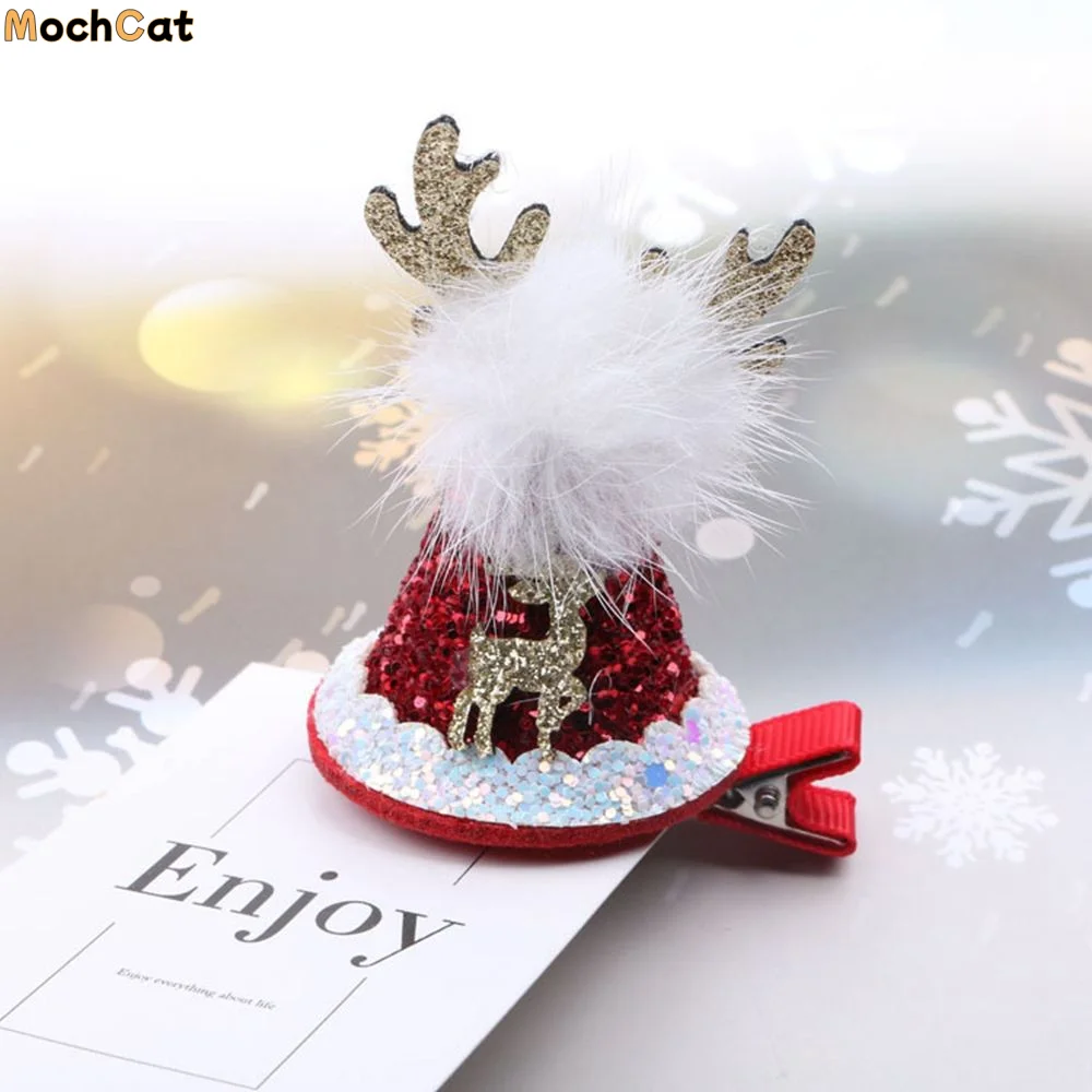 Claus Snowflake Cloth Alloy Elk Ears Christmas Hat Hairpin Korean Style Headwear Hair Accessories Christmas Hair Clip
Claus Snowflake Cloth Alloy Elk Ears Christmas Hat Hairpin Korean Style Headwear Hair Accessories Christmas Hair Clip