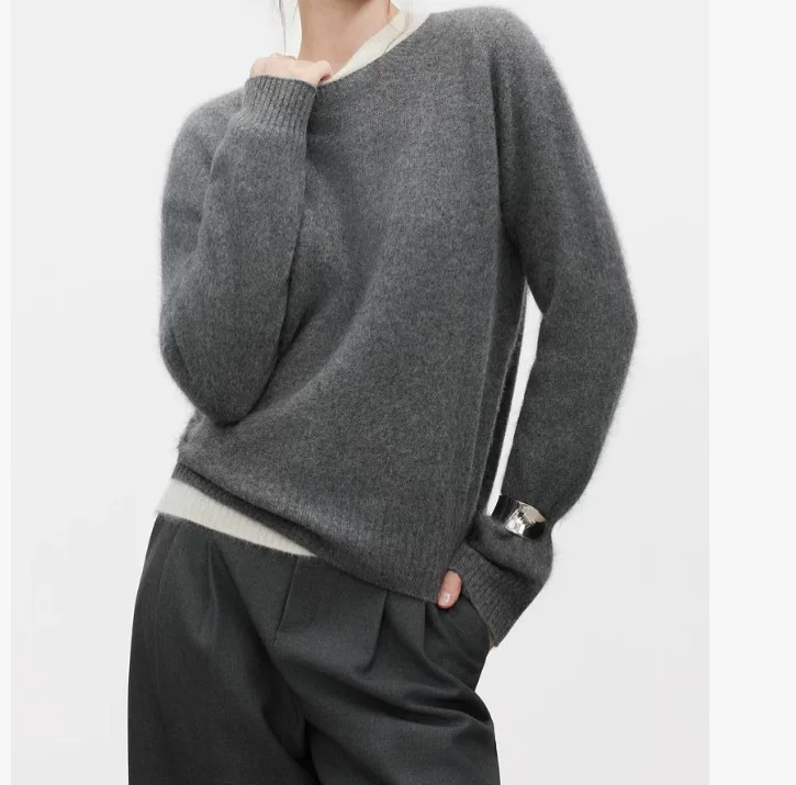 Cashmere Wool Blend Brushed Sweater Women 2025 Women's Autumn Winter Seamless Knitwear
Cashmere Wool Blend Brushed Sweater Women 2025 Women's Autumn Winter Seamless Knitwear