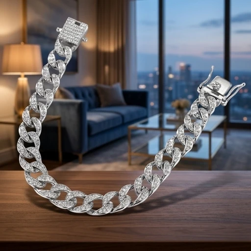 Luxury Solid PT950 Platinum Moissanite Diamond Cuban Chain Bracelet Full Diamond Men's Jewelry
Luxury Solid PT950 Platinum Moissanite Diamond Cuban Chain Bracelet Full Diamond Men's Jewelry