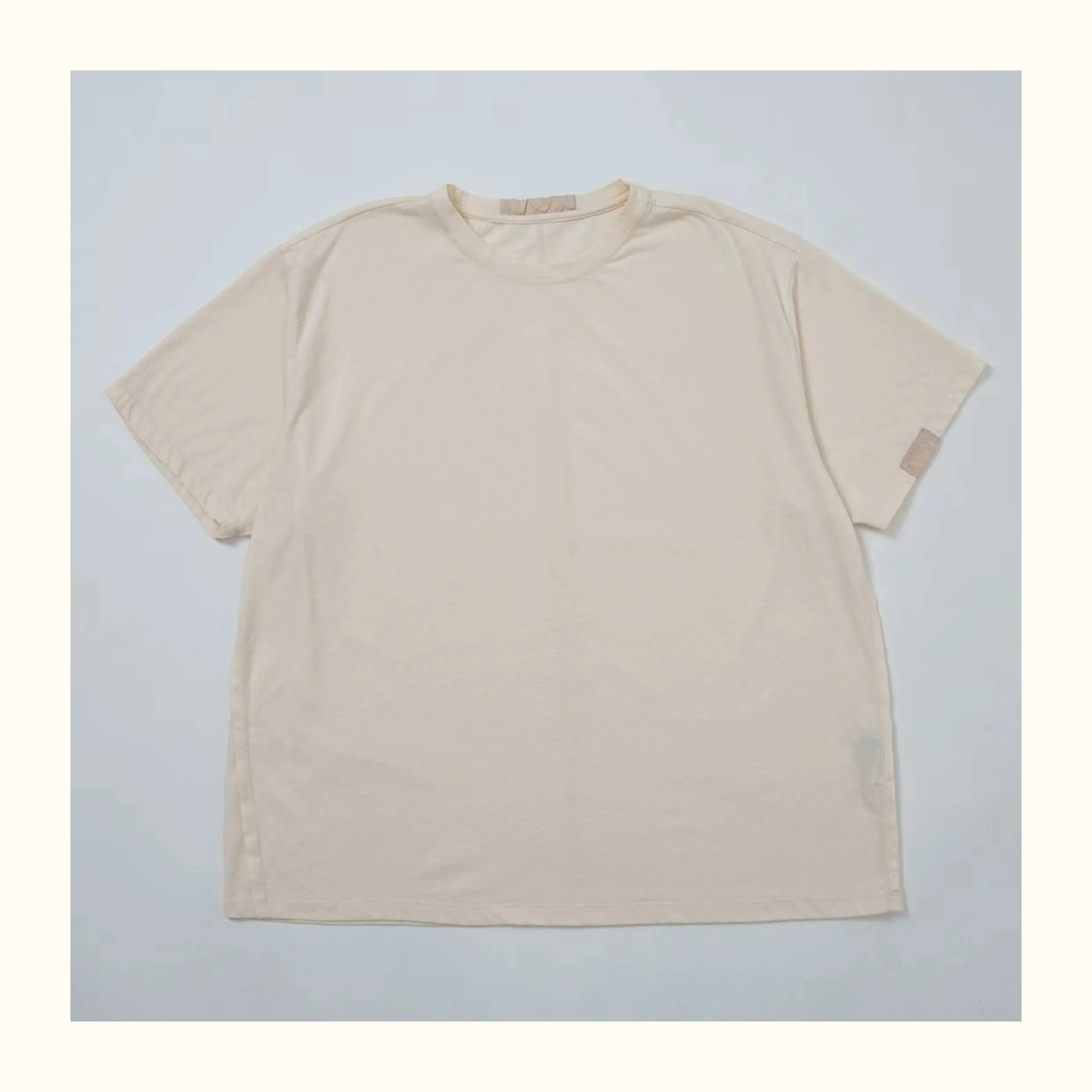 Versatile Hanflax Cotton Casual T-Shirt by Pure Color Loose Fit Commute Style Short Sleeve round Neck Thin Summer Top
Versatile Hanflax Cotton Casual T-Shirt by Pure Color Loose Fit Commute Style Short Sleeve round Neck Thin Summer Top