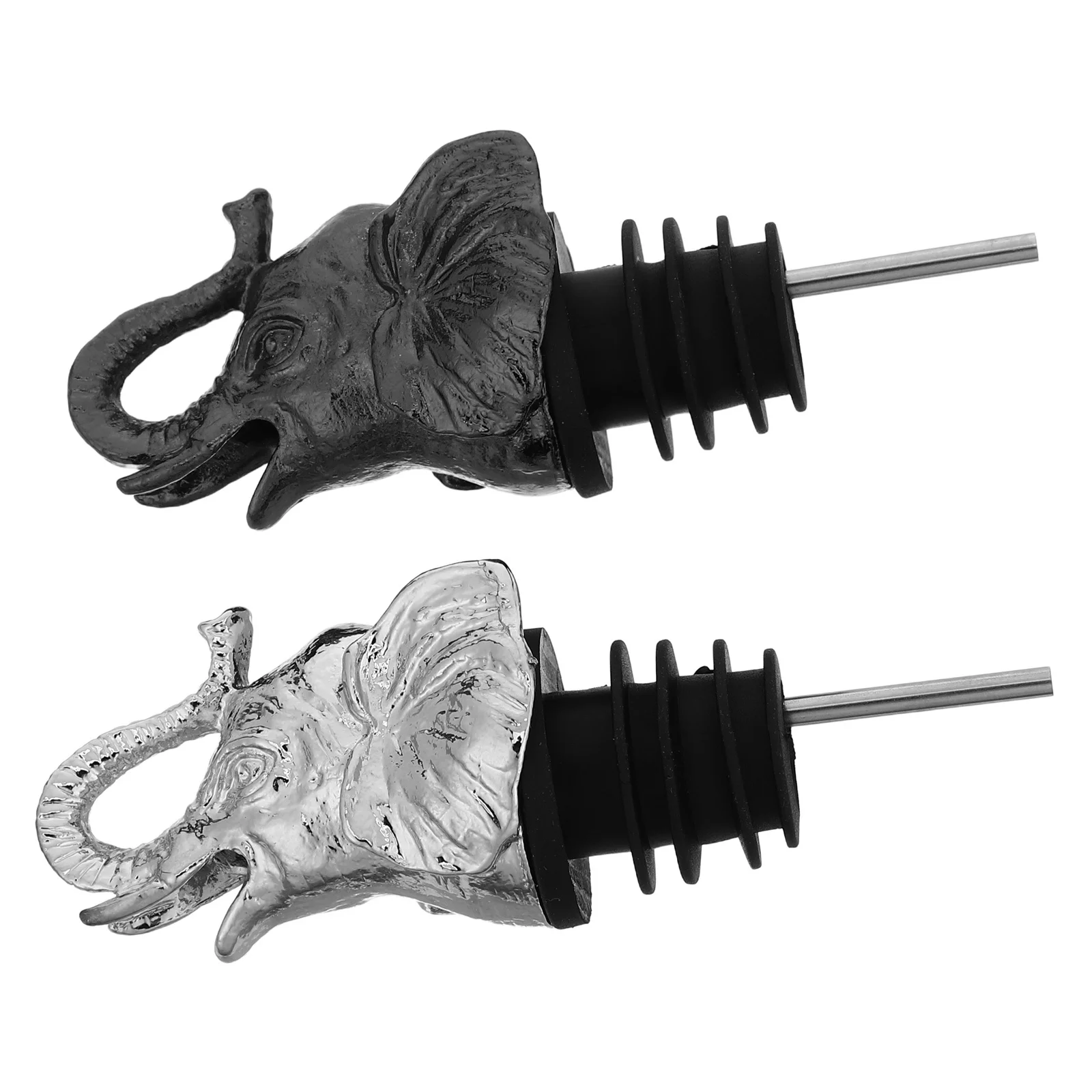 2Pcs Wine Aerator Pourer Elephant Head Leak-Proof Drip-Free Bottle Pourer Decorative Animal Wine Spout for Bar Home
2Pcs Wine Aerator Pourer Elephant Head Leak-Proof Drip-Free Bottle Pourer Decorative Animal Wine Spout for Bar Home
