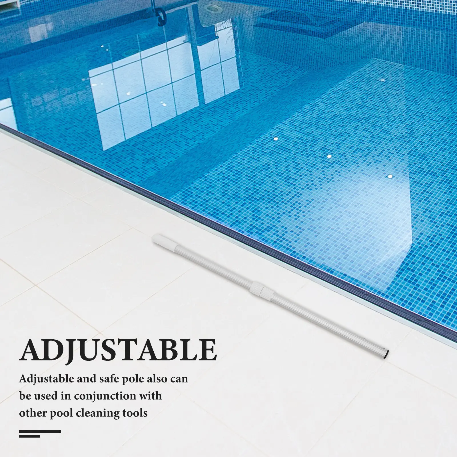 Heavy Duty Aluminum Rescue Pole Adjustable Connecting Pool Skimmer Net Telescopic Cleaning Rod Pool Pole Telescopic
Heavy Duty Aluminum Rescue Pole Adjustable Connecting Pool Skimmer Net Telescopic Cleaning Rod Pool Pole Telescopic