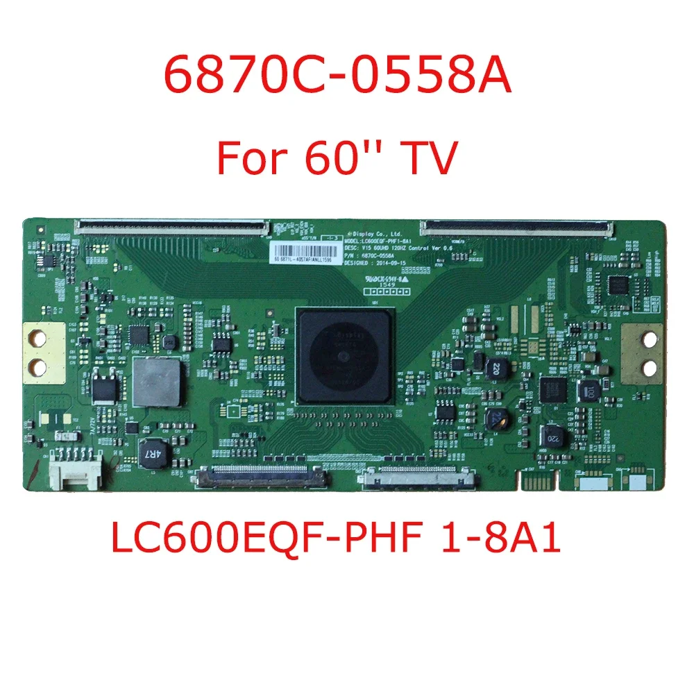 6870C-0558A Плата TCON LC600EQF-PHF 1-8A1 60-дюймовая плата, оригинальная материнская плата V15 60UHD 120 Гц, версия управления 0,6 6870C 0558A T CON
6870C-0558A Плата TCON LC600EQF-PHF 1-8A1 60-дюймовая плата, оригинальная материнская плата V15 60UHD 120 Гц, версия управления 0,6 6870C 0558A T CON