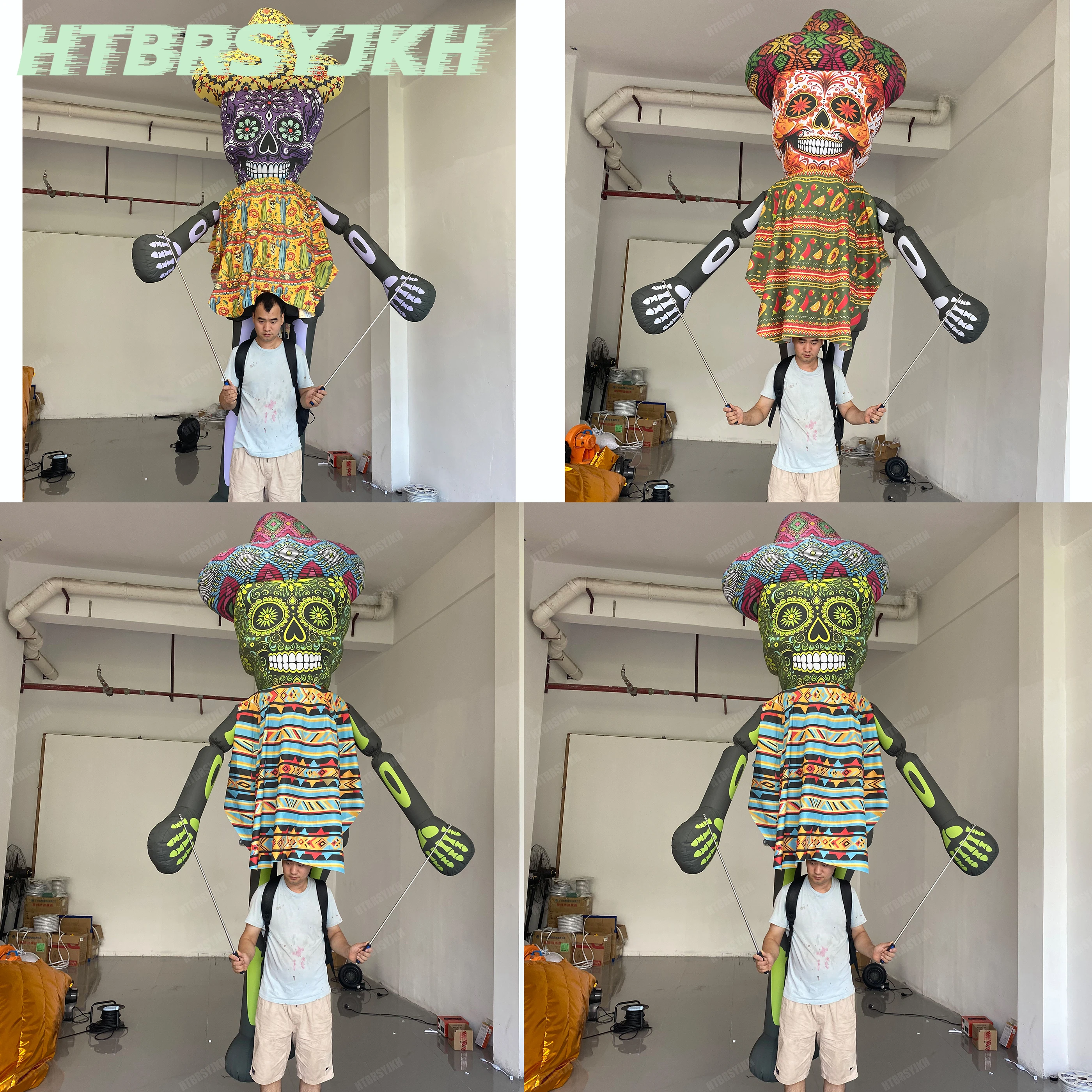 Гигантская надувная кукла-клоун с черепом и белым светодиодным светом, уличный карнавальный парад, прогулочный реквизит для рекламы
Гигантская надувная кукла-клоун с черепом и белым светодиодным светом, уличный карнавальный парад, прогулочный реквизит для рекламы