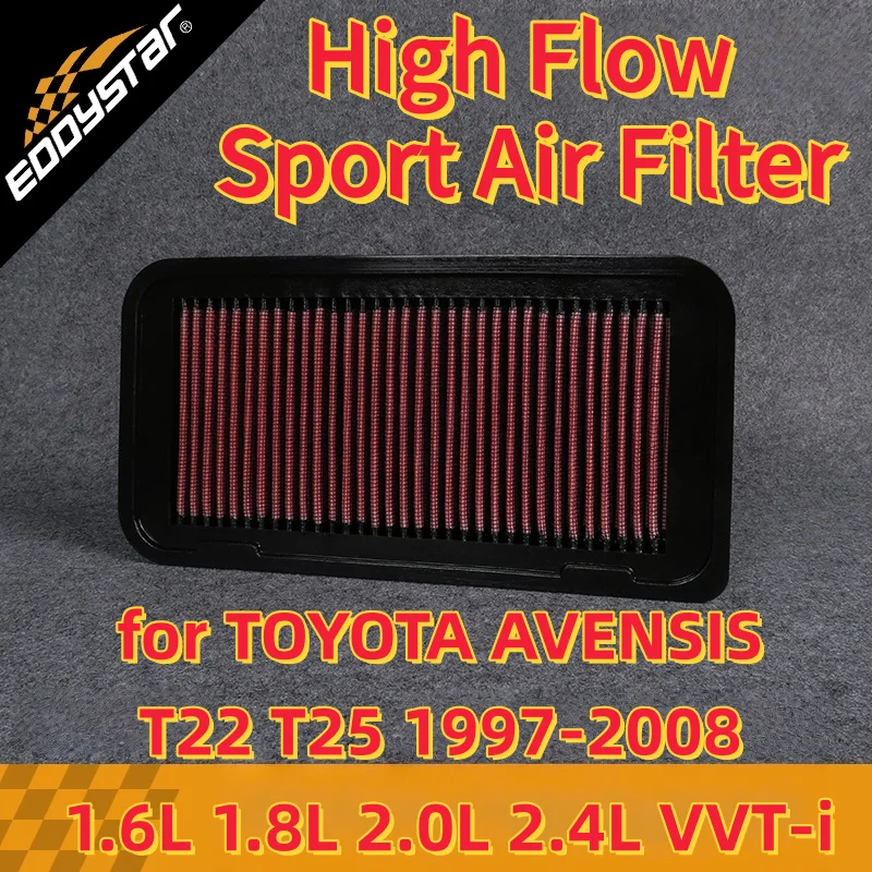 Спортивный воздушный фильтр с высоким расходом для TOYOTA AVENSIS T22 T25 1997-2008 1,6 л 1,8 л 2,0 л 2,4 л VVT-i моющиеся гоночные впускные фильтры
Спортивный воздушный фильтр с высоким расходом для TOYOTA AVENSIS T22 T25 1997-2008 1,6 л 1,8 л 2,0 л 2,4 л VVT-i моющиеся гоночные впускные фильтры