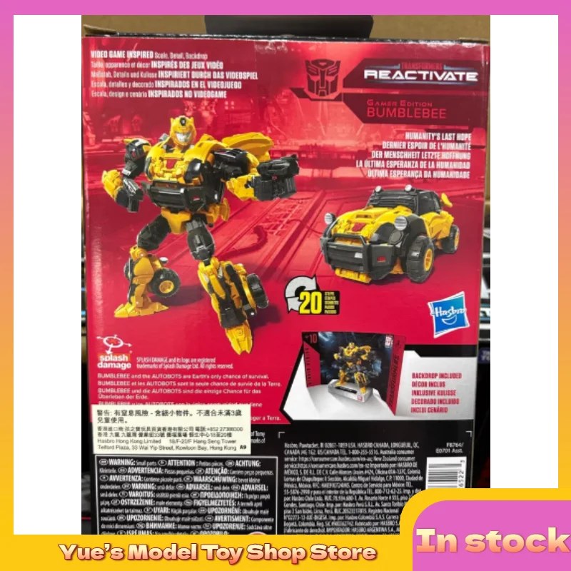 【In Stock】Transformation Toys Hasbro GE10 GE-10 BEE Reactivated Game Version Movable Robot Doll Model Toy Collection Gift
【In Stock】Transformation Toys Hasbro GE10 GE-10 BEE Reactivated Game Version Movable Robot Doll Model Toy Collection Gift