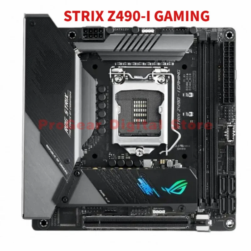 for Asus ROG STRIX Z490-I GAMING LGA 1200 DDR4 Mini-ITX Motherboard Supports 10th Gen Intel
for Asus ROG STRIX Z490-I GAMING LGA 1200 DDR4 Mini-ITX Motherboard Supports 10th Gen Intel