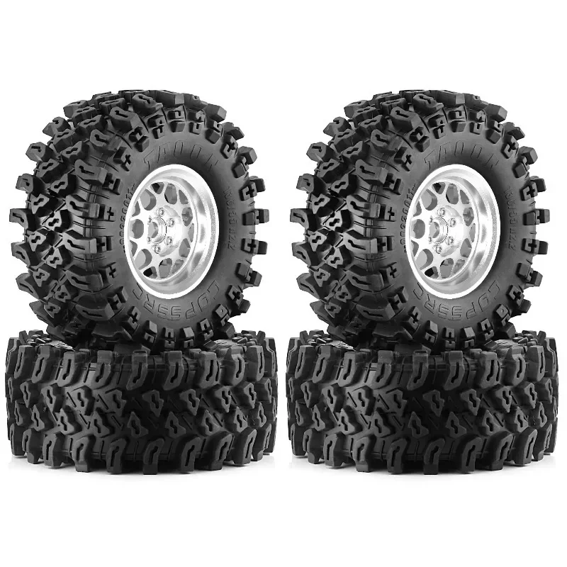 2.2'' Metal Beadlock Wheels and Crawler Tires (4PCS)for 1/8 1/10 RC Crawler Car Upgrade KM5 YK4082 YK4083 SCX10 RBX10 RR10 TRX
2.2'' Metal Beadlock Wheels and Crawler Tires (4PCS)for 1/8 1/10 RC Crawler Car Upgrade KM5 YK4082 YK4083 SCX10 RBX10 RR10 TRX