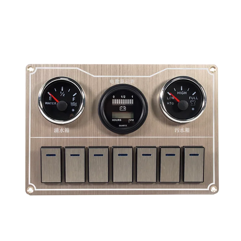 RV Marine Yacht Control Switch Panel
RV Marine Yacht Control Switch Panel