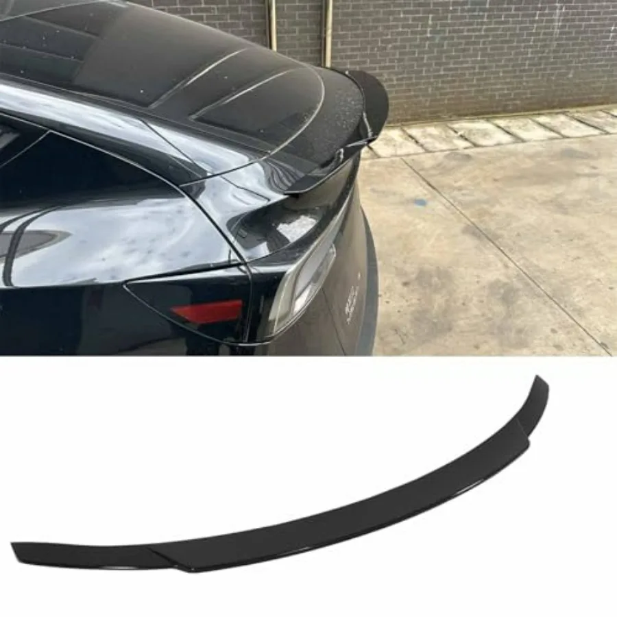Rear trunk lip spoiler wing for styling application, ABS plastic material, glossy black color, lightweight and aerodynamic desi
Rear trunk lip spoiler wing for styling application, ABS plastic material, glossy black color, lightweight and aerodynamic desi