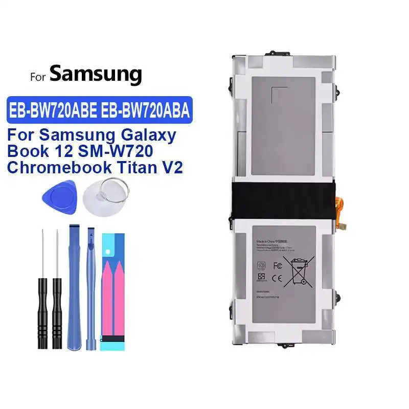 Аккумулятор для ноутбука EB-BW720ABE EB-BW720ABA 5070 мАч для Samsung Galaxy Book 12 SM-W720 Chromebook Titan V2 XE520QAB XE521QA SM-W727V
Аккумулятор для ноутбука EB-BW720ABE EB-BW720ABA 5070 мАч для Samsung Galaxy Book 12 SM-W720 Chromebook Titan V2 XE520QAB XE521QA SM-W727V