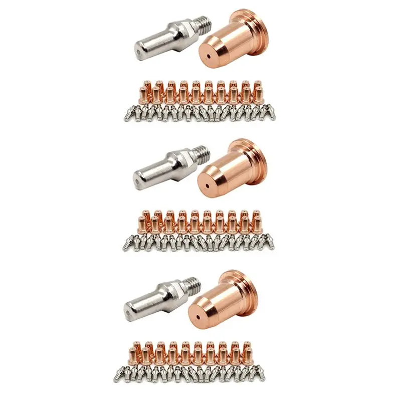 BAAJ-120Pcs Plasma Tips Kit 1.0Mm 1.1Mm Electrode 52582 For IPT-60 PT60 PT40 IPT-40 Plasma Torch 1.0Mm Nozzle 51313P1.0
BAAJ-120Pcs Plasma Tips Kit 1.0Mm 1.1Mm Electrode 52582 For IPT-60 PT60 PT40 IPT-40 Plasma Torch 1.0Mm Nozzle 51313P1.0