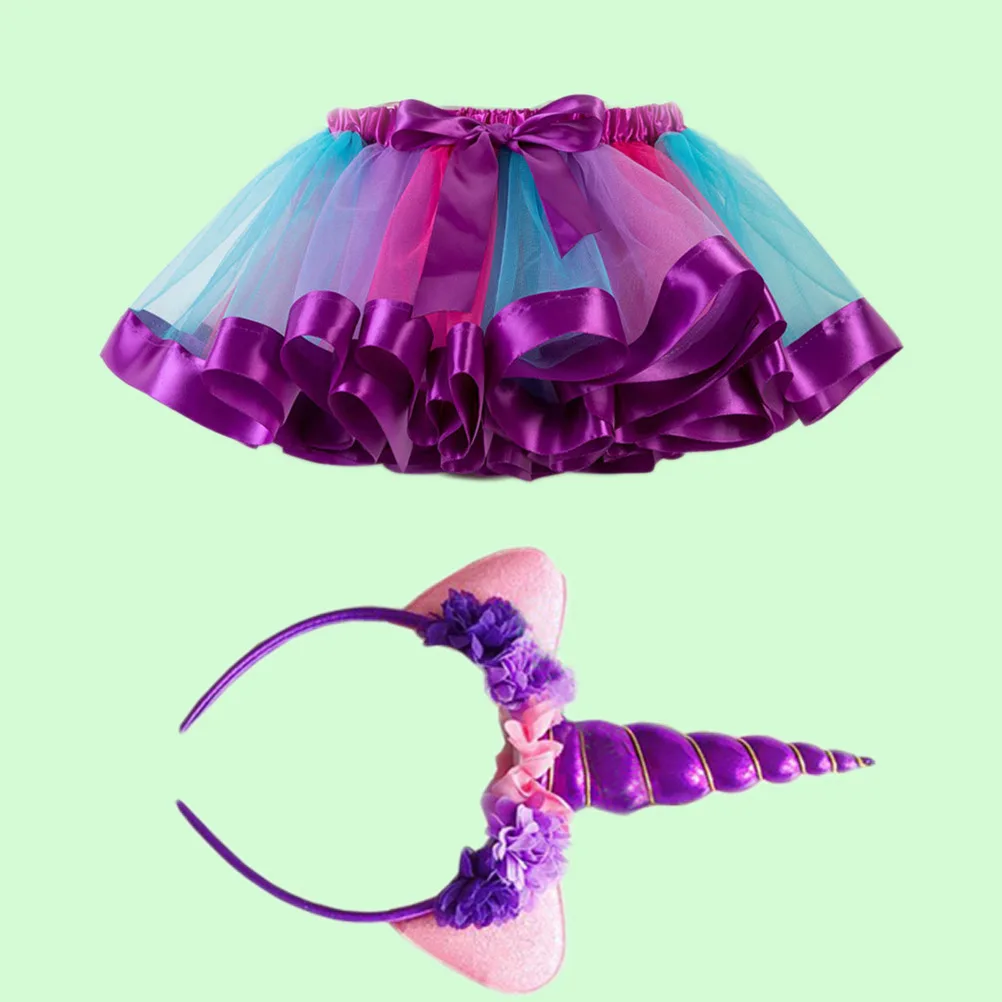 Kids Rainbow Tutu Set Costume For Girls Unicorn Party Dress Rainbow Half-Length Purple Baby Girl Ballet Skirt Carnival
Kids Rainbow Tutu Set Costume For Girls Unicorn Party Dress Rainbow Half-Length Purple Baby Girl Ballet Skirt Carnival