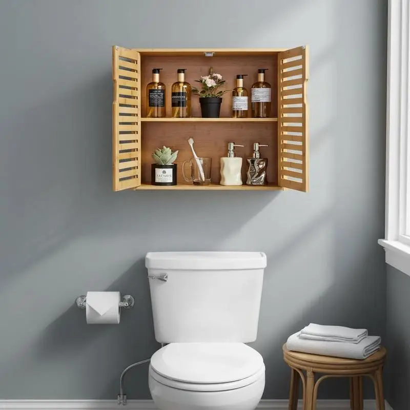 Wall Mounted Storage Cupboard 21x8x24 Inch For Restroom Laundry Room Kitchen, Dual Doors Adjustable Tiered Shelves Hanging Or
Wall Mounted Storage Cupboard 21x8x24 Inch For Restroom Laundry Room Kitchen, Dual Doors Adjustable Tiered Shelves Hanging Or