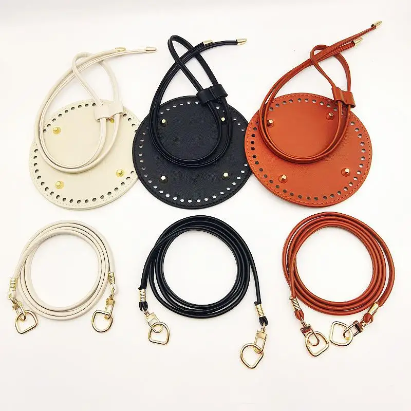 3Pcs PU Leather Bag Bottom Set Handmade with Shoulder Strap Bucket Bag Base Ideal for DIY Purse Making Kits
3Pcs PU Leather Bag Bottom Set Handmade with Shoulder Strap Bucket Bag Base Ideal for DIY Purse Making Kits