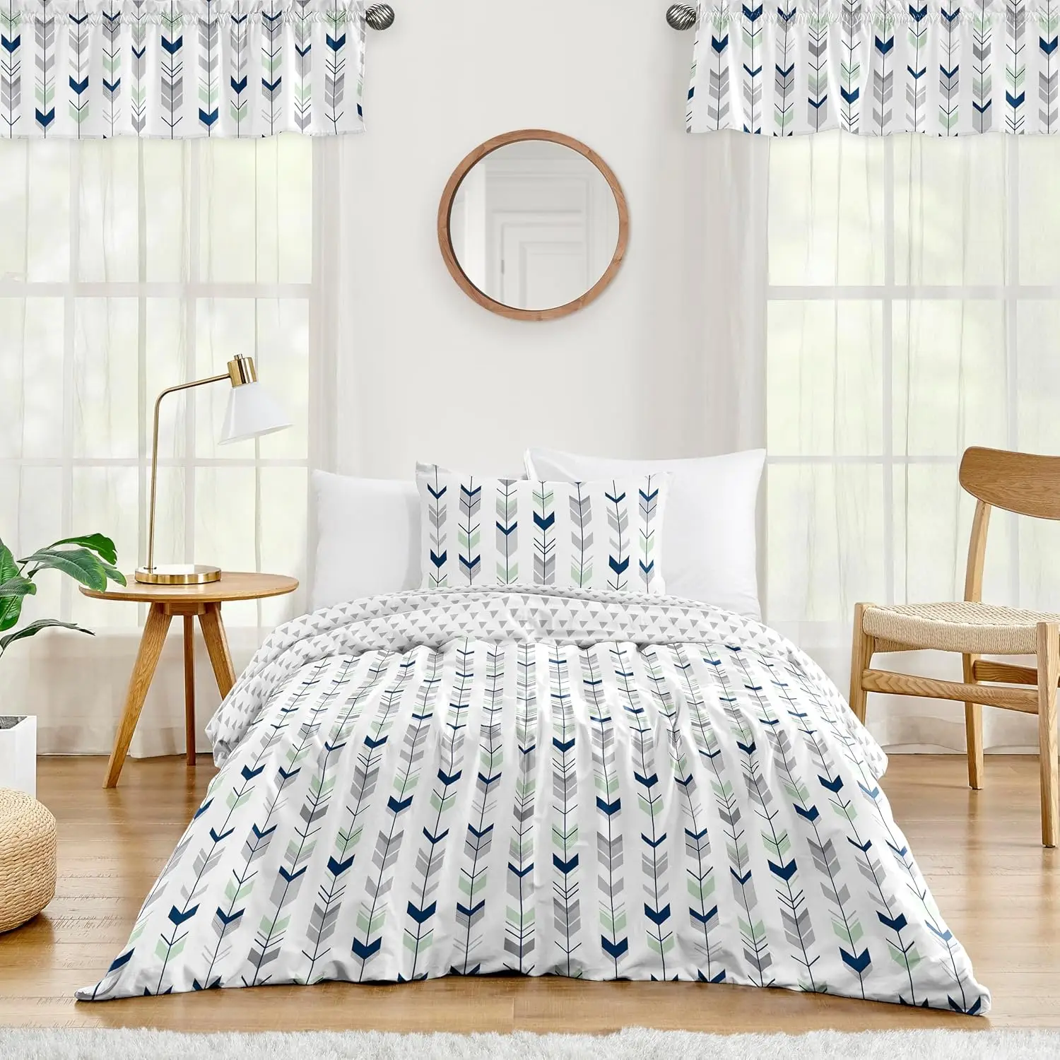 Twin Comforter Set for Boys - Mint Woodland Arrow Bedding
Twin Comforter Set for Boys - Mint Woodland Arrow Bedding