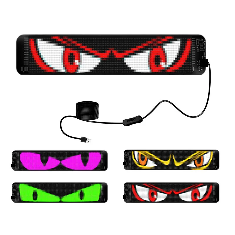 Devil'S Eye Soft Screen Portable Car Sticker Flexible Screen App Editable Car Led Flexible Screen Manufacturer
Devil'S Eye Soft Screen Portable Car Sticker Flexible Screen App Editable Car Led Flexible Screen Manufacturer