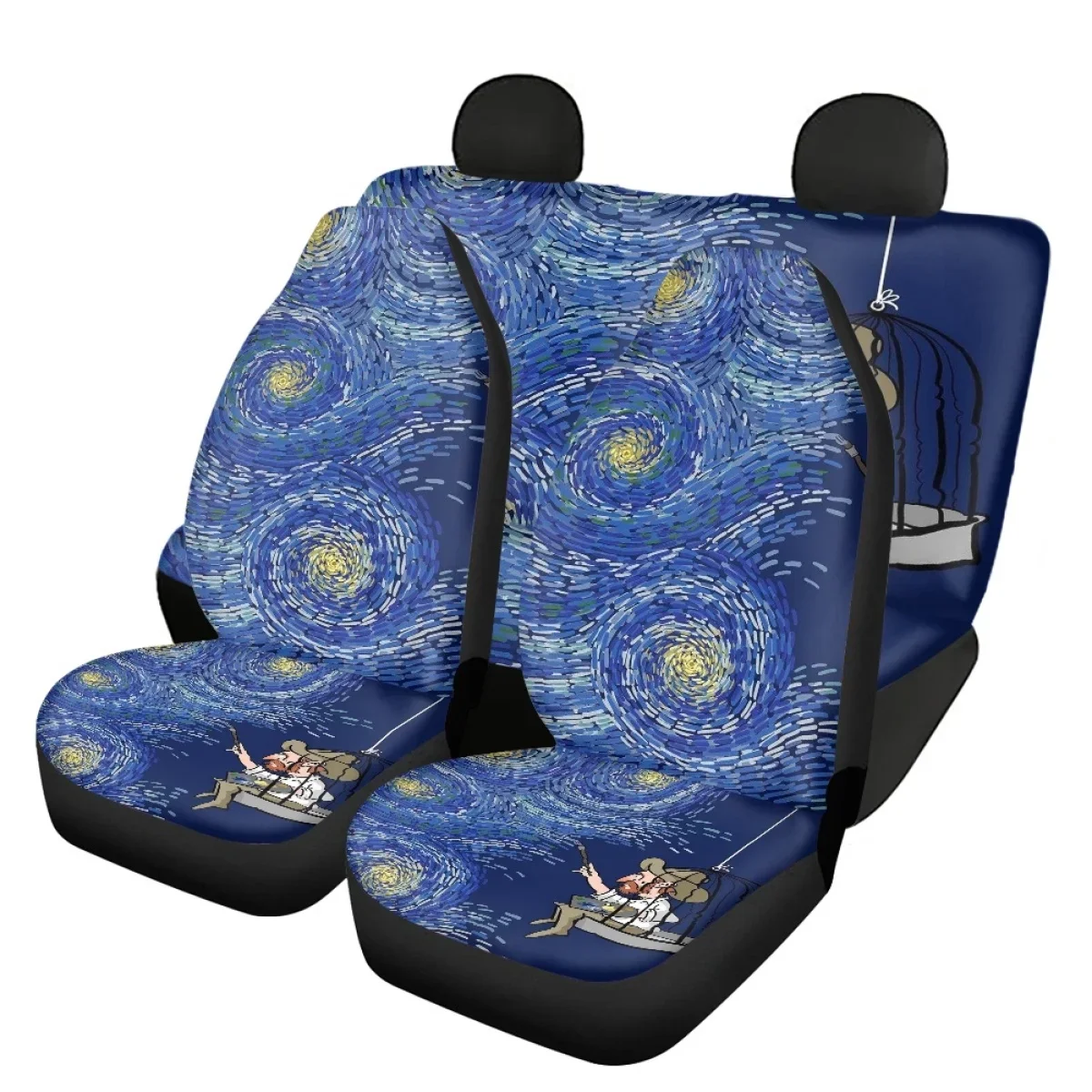 Van Gogh's Painting Design Car Seat Covers for Women Men Full Set Car Front/Back Vehicle Seat Cushion Soft Hot Fit Most of Auto
Van Gogh's Painting Design Car Seat Covers for Women Men Full Set Car Front/Back Vehicle Seat Cushion Soft Hot Fit Most of Auto