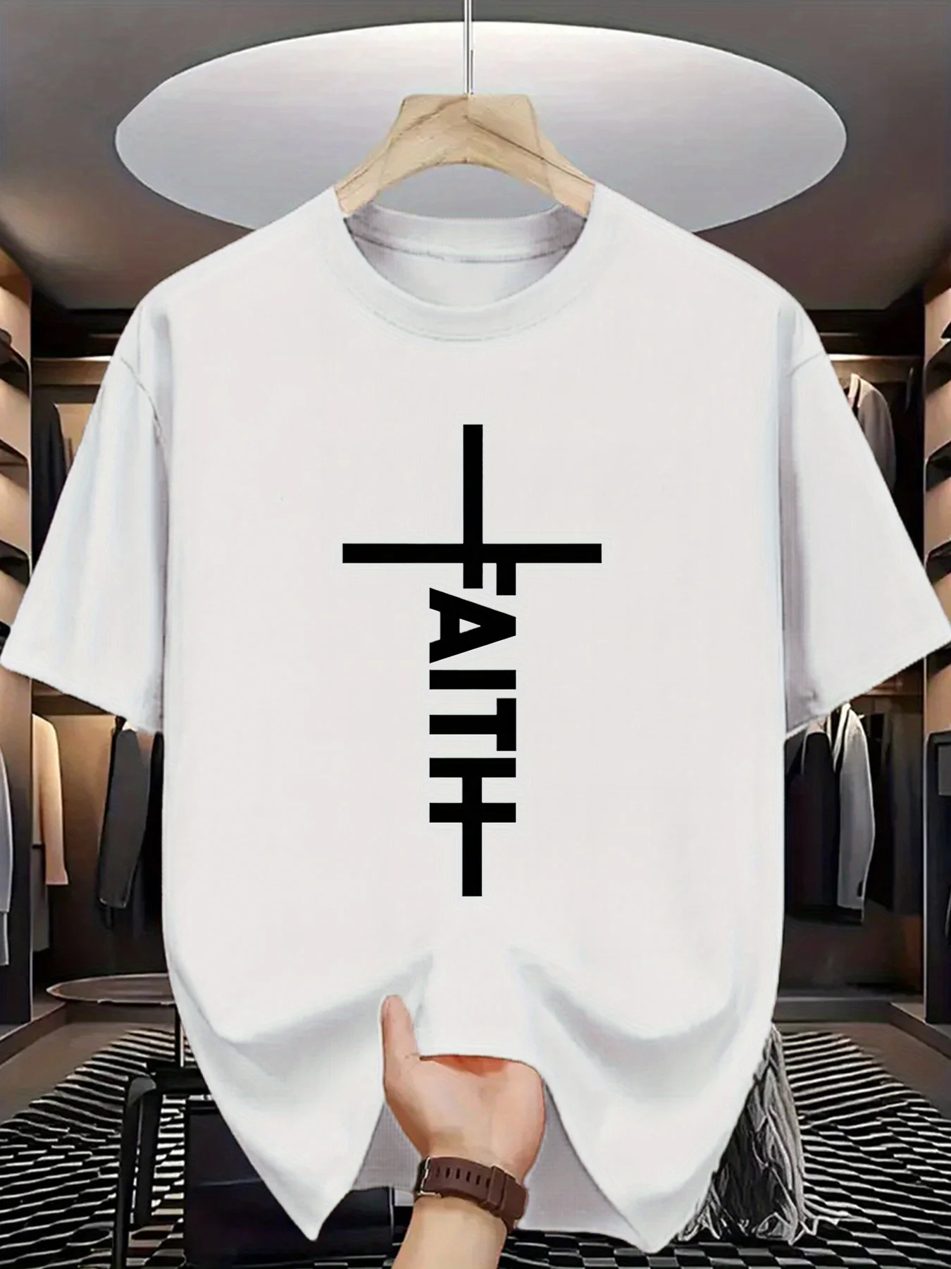 Men's casual short-sleeved T-shirt with a print of sunshine and coffee, made of soft fabric. A great Christmas gift
Men's casual short-sleeved T-shirt with a print of sunshine and coffee, made of soft fabric. A great Christmas gift