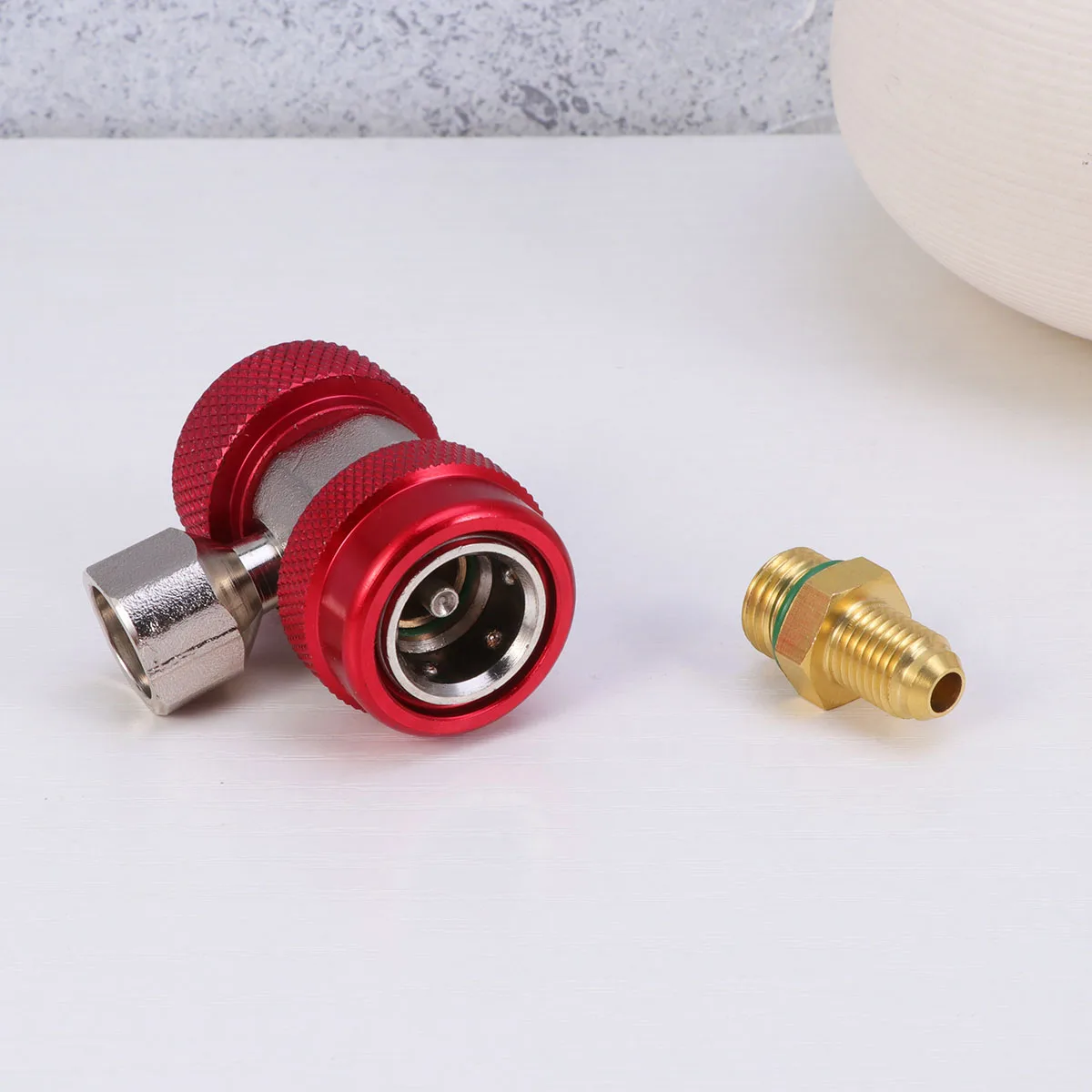 2pcs Car Conditioning Pressure Gauge Joints Coupler Connector Hose Coupler Connector For Charging Hose Adapter for Charging High
2pcs Car Conditioning Pressure Gauge Joints Coupler Connector Hose Coupler Connector For Charging Hose Adapter for Charging High