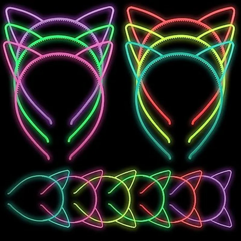 Luminous Cat Ears Hair Hoop New Elastic Glow In Dark Headband Holiday Party Hairbands Hair Ornament Headwear Hair Accessories
Luminous Cat Ears Hair Hoop New Elastic Glow In Dark Headband Holiday Party Hairbands Hair Ornament Headwear Hair Accessories