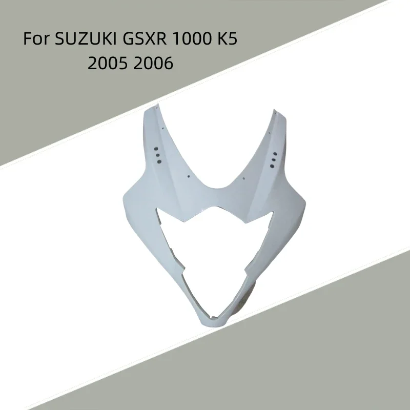 Motorcycle Accessories Unpainted Head Fairing Nose Front Upper ABS Injection Fairing For SUZUKI GSXR 1000 K5 2005 2006.
Motorcycle Accessories Unpainted Head Fairing Nose Front Upper ABS Injection Fairing For SUZUKI GSXR 1000 K5 2005 2006.