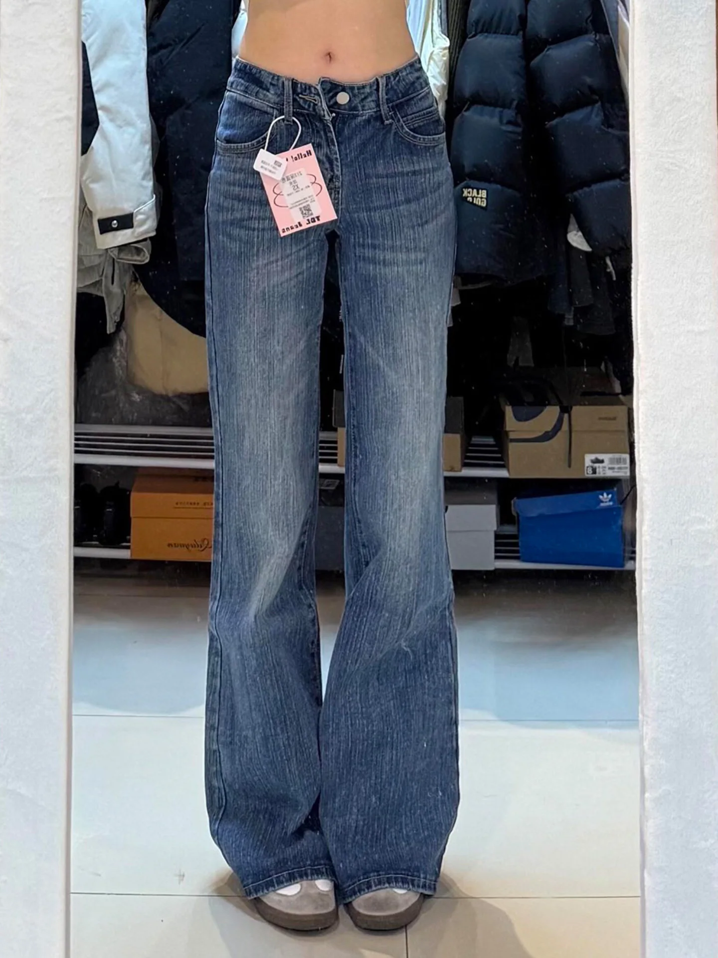 Deep Blue Slim Fit Women's Jeans Summer New Style American Lazy Style High Waist Straight Leg Denim Pants Casual High Quality
Deep Blue Slim Fit Women's Jeans Summer New Style American Lazy Style High Waist Straight Leg Denim Pants Casual High Quality