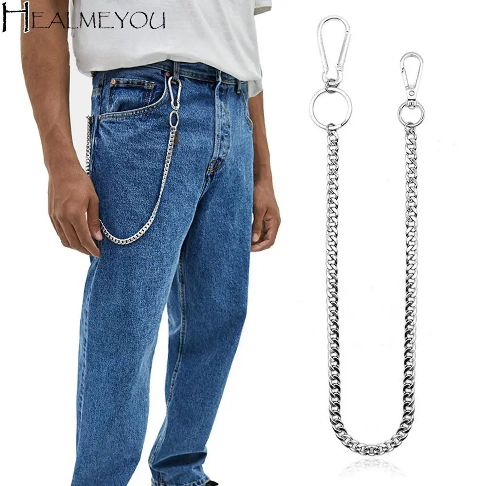 Jeans Unisex Long Chains Metal Stainless Steel Street Key Chains Wallet Chain Trousers Chains Belt Chain 
Jeans Unisex Long Chains Metal Stainless Steel Street Key Chains Wallet Chain Trousers Chains Belt Chain