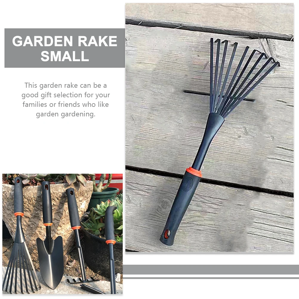Heavy Duty Garden Leaf Collector Hand Rake Gardening Lawn Yard Rubber Handle Ergonomic Design Soil Loosening Weed for Lawns
Heavy Duty Garden Leaf Collector Hand Rake Gardening Lawn Yard Rubber Handle Ergonomic Design Soil Loosening Weed for Lawns