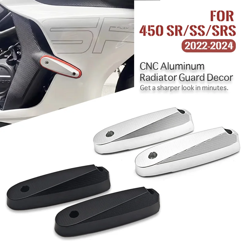 For CFMOTO 450SR 450SS 450SRS Motorcycle Accessories CNC Aluminum Radiator Guard Decorative Cover Engine Front Guard Anti Drop
For CFMOTO 450SR 450SS 450SRS Motorcycle Accessories CNC Aluminum Radiator Guard Decorative Cover Engine Front Guard Anti Drop