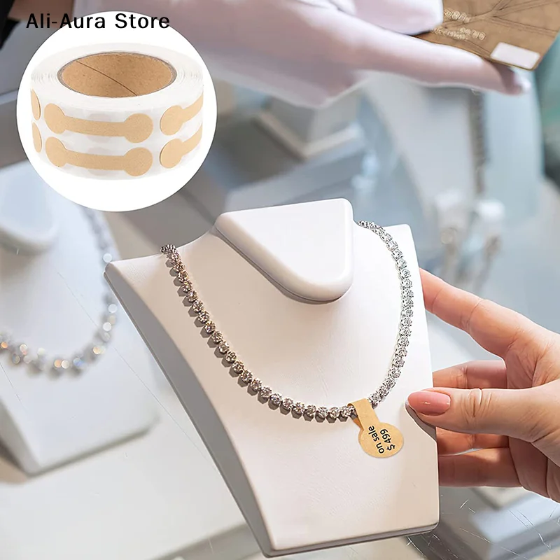 500Pcs Jewelry Labels Self Adhesive Price Dumbell Tags Necklace Ring Labels Paper Jewelry Accessories DIY Display Tool
500Pcs Jewelry Labels Self Adhesive Price Dumbell Tags Necklace Ring Labels Paper Jewelry Accessories DIY Display Tool