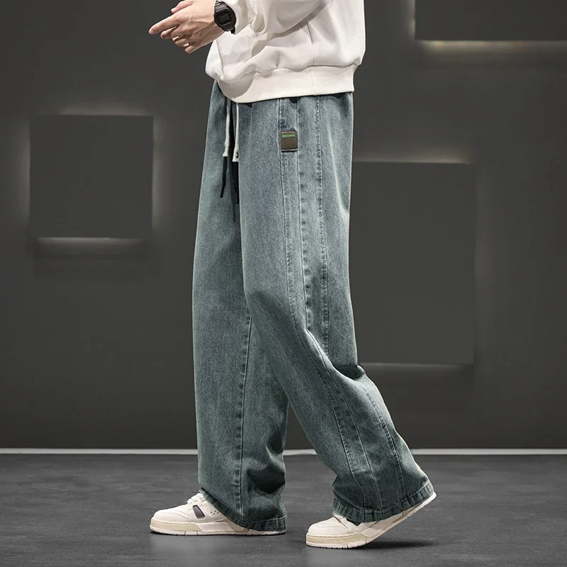 LIBIELIY Autumn New Wide Leg Washing Jean Pants Men Trousers Neutral Solid Color Loose Casual Straight Outdoor Fashion Pants Big
LIBIELIY Autumn New Wide Leg Washing Jean Pants Men Trousers Neutral Solid Color Loose Casual Straight Outdoor Fashion Pants Big