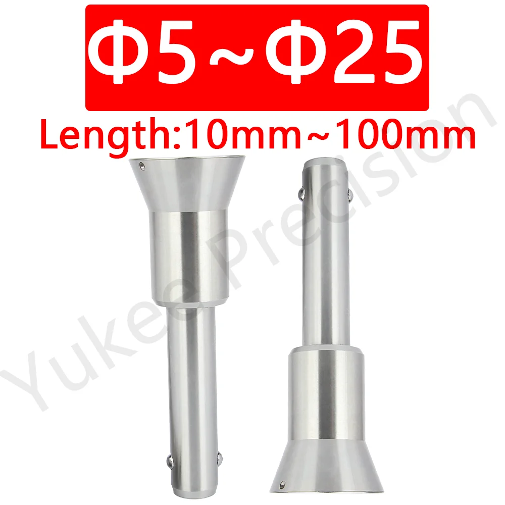 YK122 Large Stock Stainless Steel Handle Spring Detent Pin Recessed Button Dia 5~25mm Quick Release Ball Lock Pin Length 10~100
YK122 Large Stock Stainless Steel Handle Spring Detent Pin Recessed Button Dia 5~25mm Quick Release Ball Lock Pin Length 10~100