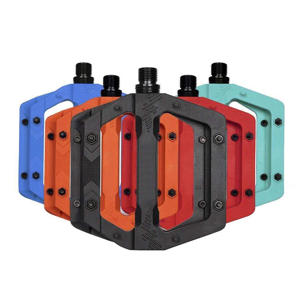 1 Pair Nylon Bearing Bike Pedals Durable Bicycle Pedals with Sealed Bearings for Mountain Bike Anti-wear 110*126mm 5 Colors
1 Pair Nylon Bearing Bike Pedals Durable Bicycle Pedals with Sealed Bearings for Mountain Bike Anti-wear 110*126mm 5 Colors