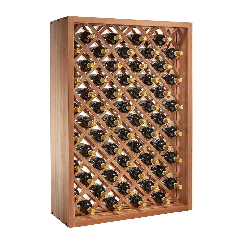 NFINITY Stackable 4 Foot Wine Rack Individual Diamond Bin Solid Mahogany 58 Bottles Stylish Durable Wine Rack Home Decor Bar Ca
NFINITY Stackable 4 Foot Wine Rack Individual Diamond Bin Solid Mahogany 58 Bottles Stylish Durable Wine Rack Home Decor Bar Ca