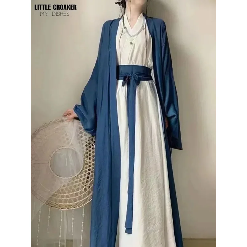 Women Hanfu Dress Chinese Traditional Ancient Hanfu Costumes Classical 3PCS Retro Blue and White Daily Hanfu Suit
Women Hanfu Dress Chinese Traditional Ancient Hanfu Costumes Classical 3PCS Retro Blue and White Daily Hanfu Suit