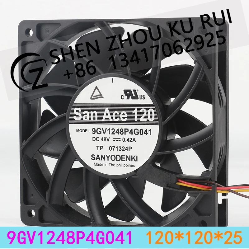 Вентилятор охлаждения Sanyo Server 9GV1248P4G041, четырехпроводной, 48В, 0.42А, 12025, PWM, осевой, для конвертера
Вентилятор охлаждения Sanyo Server 9GV1248P4G041, четырехпроводной, 48В, 0.42А, 12025, PWM, осевой, для конвертера